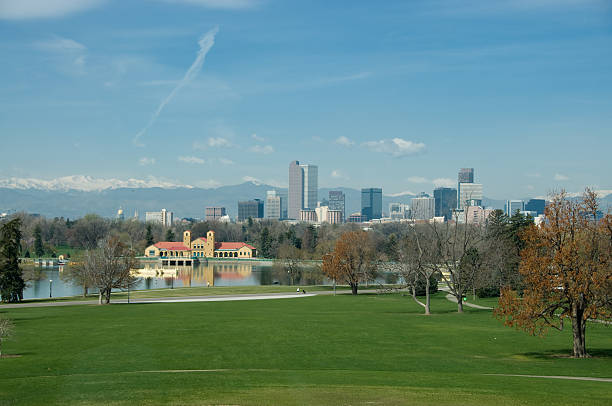 istock Denver downtown and rocky mountains 135523740