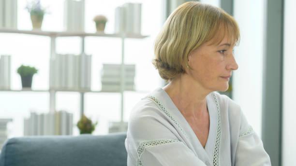 istock Senior caucasian people feeling depressed and upset 1355243079
