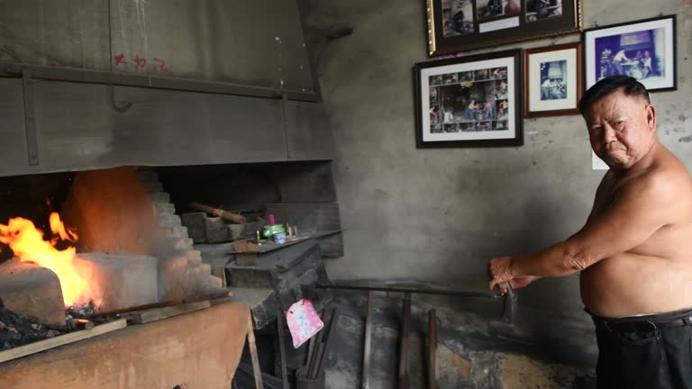 Blacksmith At Work