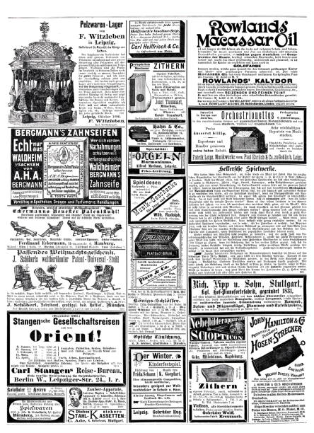 istock Ads in German magazine of 1887 1355252286