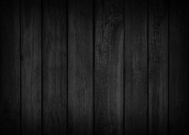 istock Black grey wood color texture horizontal for background. Surface light clean of table top view. Natural patterns for design art work and interior or exterior. Grunge old white wood board wall pattern 1355254334
