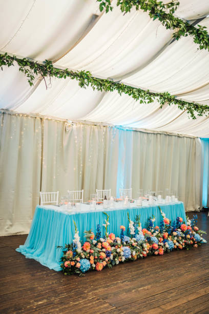 istock Fresh floral wedding decoration. 1355256716