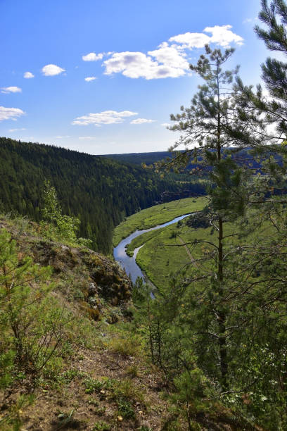 istock Panorama of the Irgina river valley 1355257710