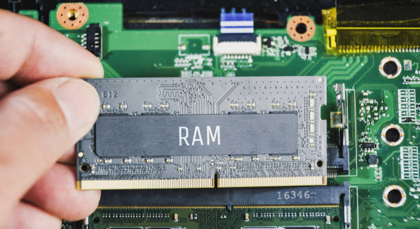 istock RAM (Random Access Memory) DDR4 of laptop 1355259390