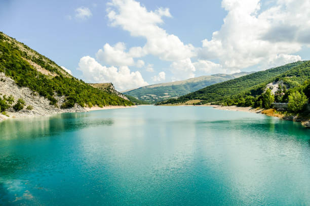 istock Fiastra lake in Italy 1355265245
