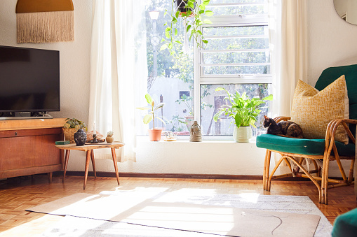 A bright room boosts positivity