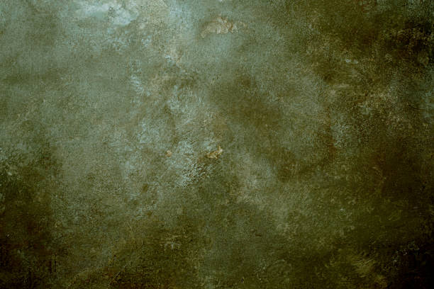 istock Deep green shades painted canvas studio background, fitting for  advertising and concepts. 1355276066