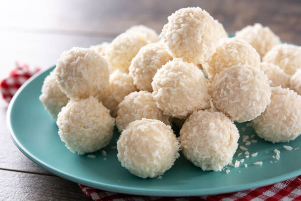 istock Homemade coconut balls 1355278035