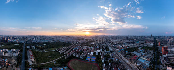 istock Aerial city panoramic scenery 1355282529