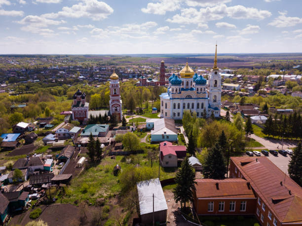 istock View of Bolkhov with Transfiguration Cathedral and Trinity Church 1355290748