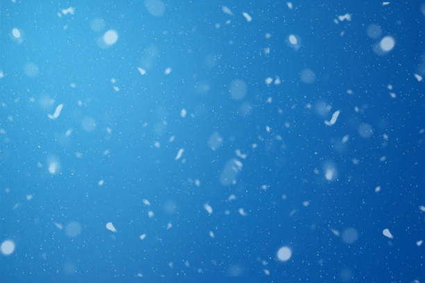 istock Blue snowy Christmas design for wallpaper and advertising. 1355292026