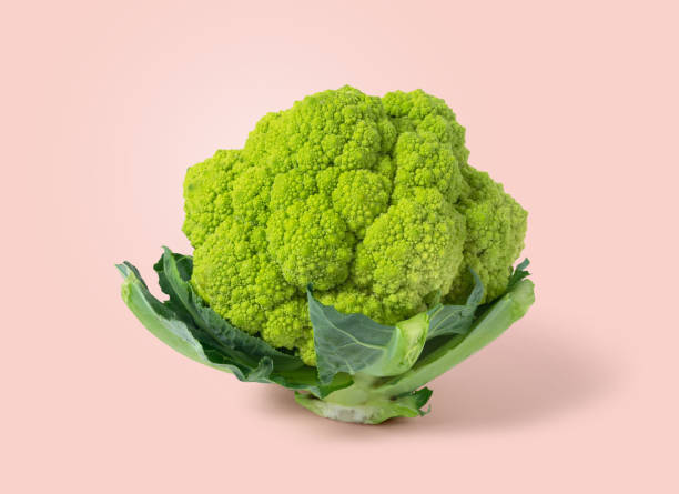istock Fresh green cauliflower isolated from the background 1355292459