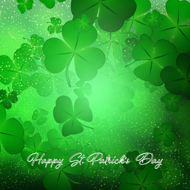 istock Template Design banner on St. Patrick s Day. 3d effect clover. Simple banner for the site, shop, magazine promotions. 1355292946