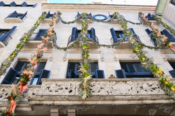 Photo of flower festival, temps de flors, girona, catalunya.