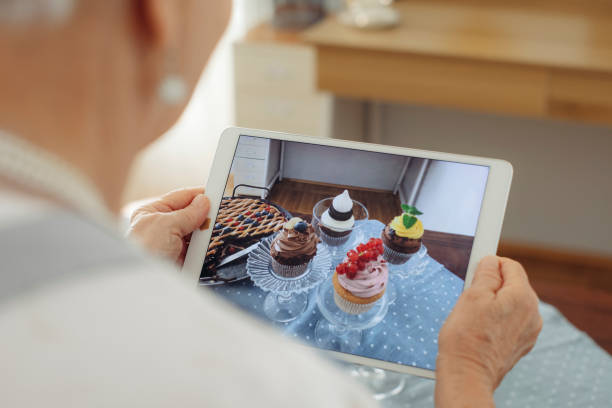 istock Senior woman at home 1355300147
