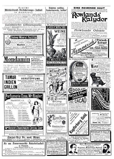 istock Ads in German mgazine 1887 including Mondamin 1355307283