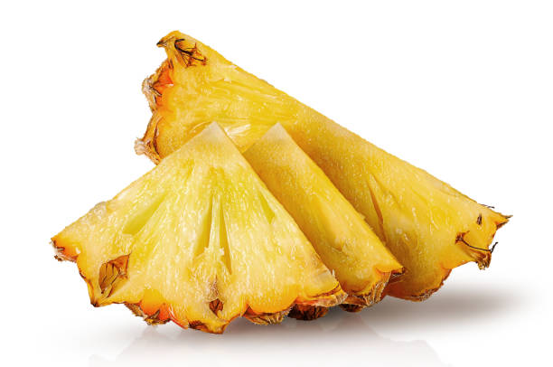 istock Several slices of pineapple one after another 1355314037