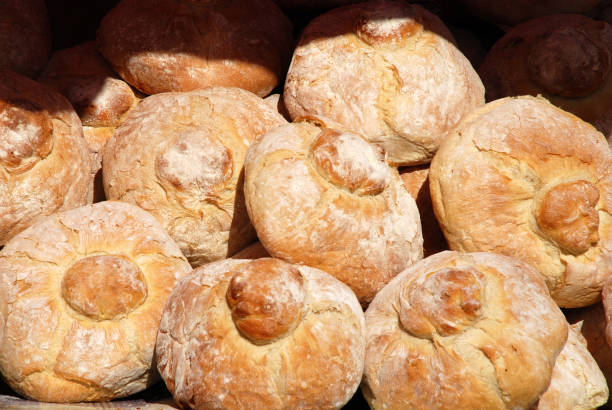 istock Pieces of artisanal bread 1355315591