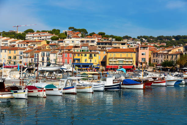 istock Harbour in French town Cassis 1355321834