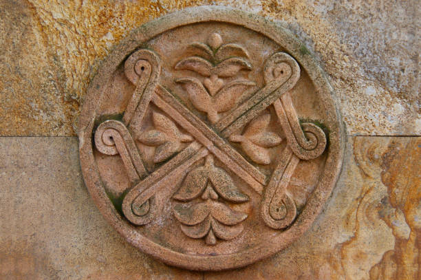 istock ornament carved in stone 1355324357