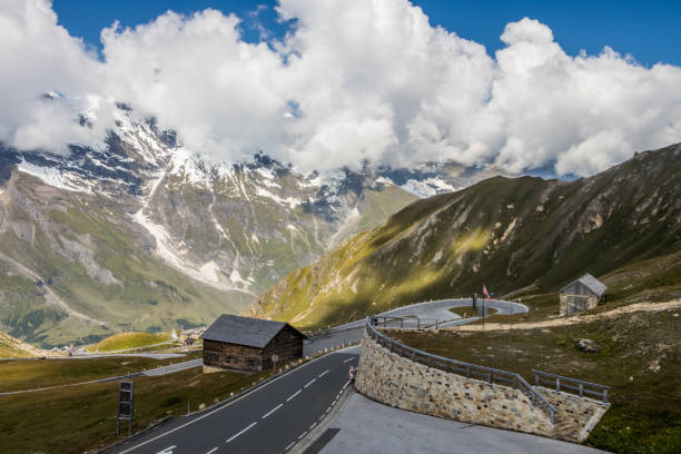 istock Mountain road in Alps 1355325906