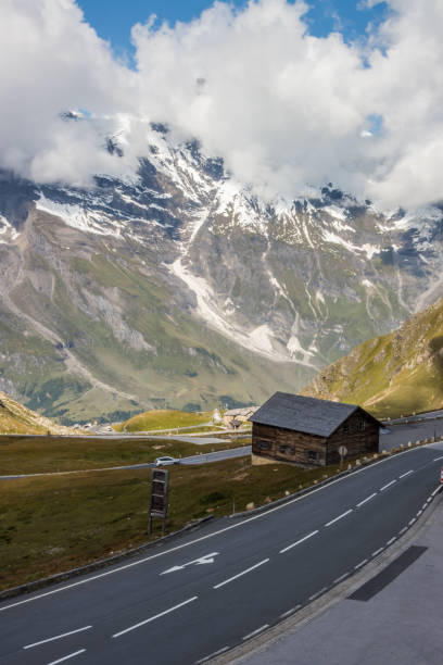 istock Mountain road in Alps 1355325920