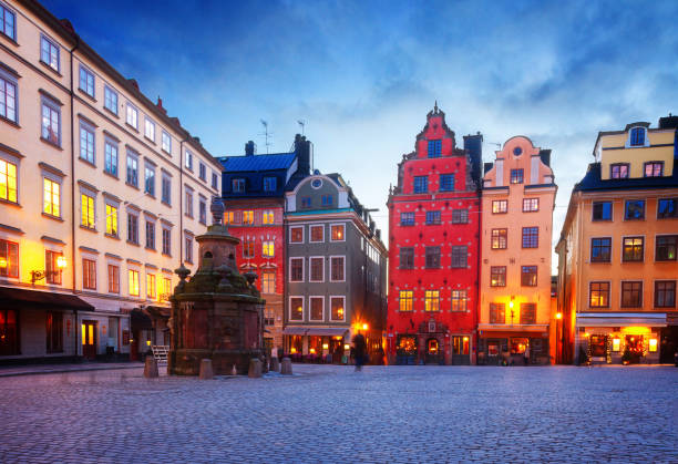 istock Gamla Stan at night, Stockholm 1355326059
