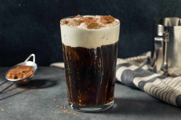 istock Homemade Espresso Iced Einspanner Coffee 1355329209