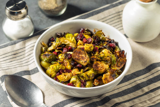 istock Homemade Thanksgiving Cranberry Brussel Sprouts 1355329219