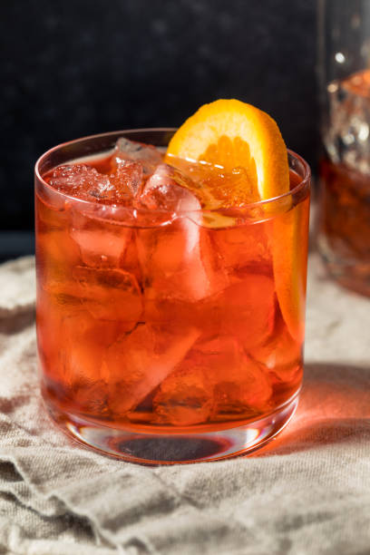 istock Cold Refreshing Rum Right Hand Negroni Cocktail 1355330388