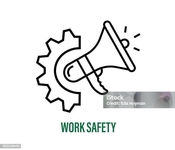 Work Security Concept Editable Vector Stock Illustration - Download ...