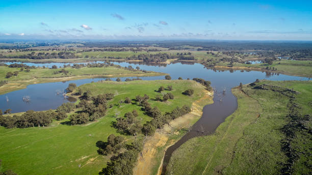 istock Lake Eppalock Tributary Aerial 1355345179