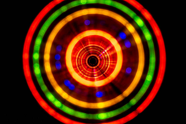 ソフトライトトレイル - colors spectrum color image lighting equipment ストックフォトと画像