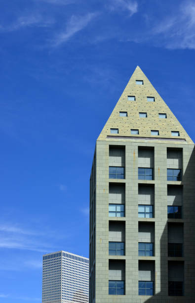 Denver Public Library / Central Library - obelisk shaped block, Denver, Colorado