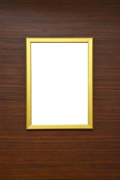 istock Information board (Clipping Path) on the wood background 1355347284