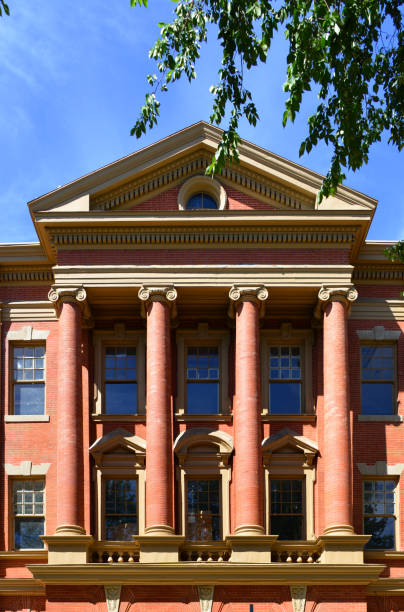 istock Evans School (1904) - portico with Ionic columns, Denver, Colorado, USA 1355349593