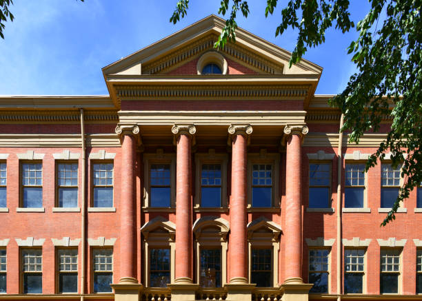 istock Evans School (1904) - tetrastyle ionic portico, Denver, Colorado, USA 1355349651