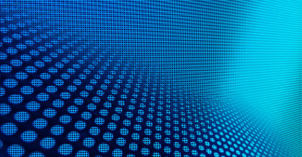 istock Spot lit perforated metal plate 1355352417