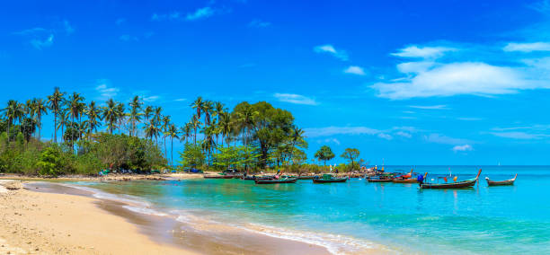 playa relax bay en koh lanta yai - thailand asia famous place stone fotografías e imágenes de stock