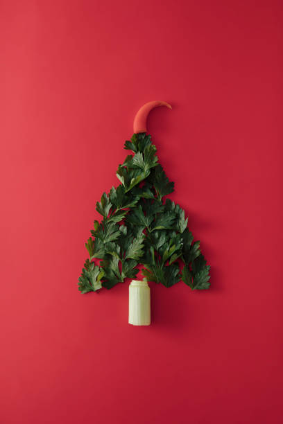 istock a Christmas tree of parsley and hot peppers 1355363330
