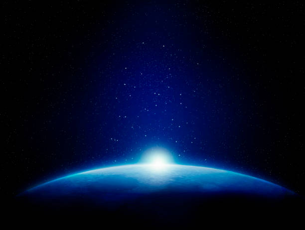 해돋이 - earth stratosphere space planet 뉴스 사진 이미지