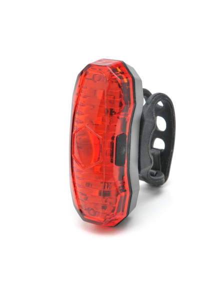 istock Stop lights for a bike on a white background 1355369060