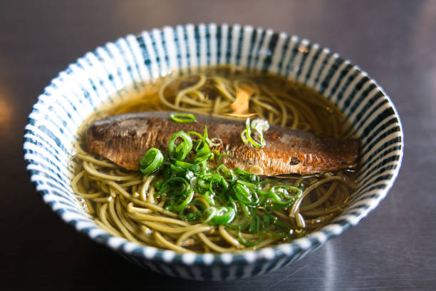 istock Closeup of Nishin Maccha soba 1355373963