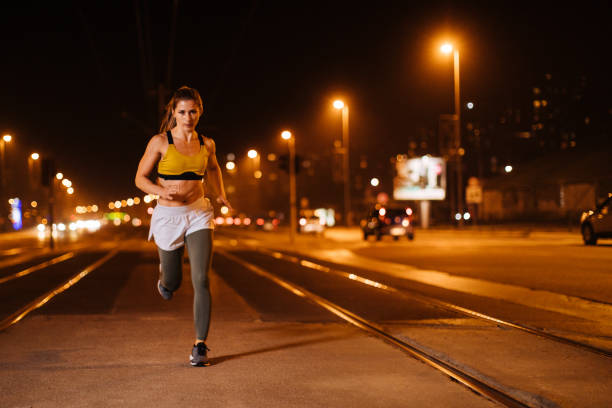 istock Finishing her workout in style 1355381512