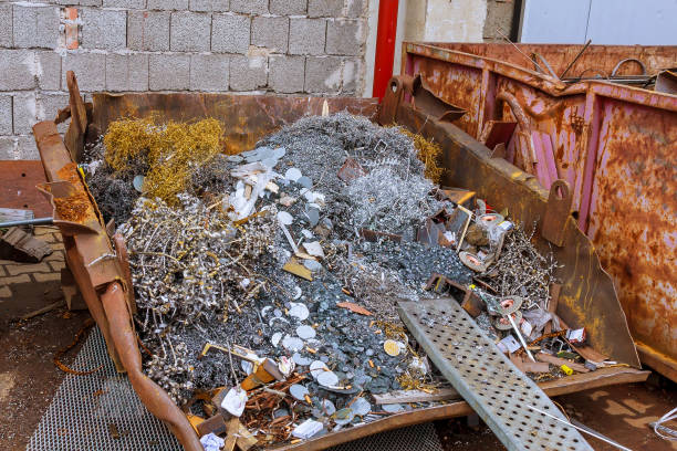istock Metal shavings. Iron processing on CNC machines in production. 1355381824