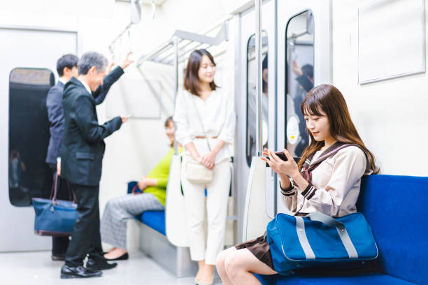 istock People traveling by train / subway 1355390928
