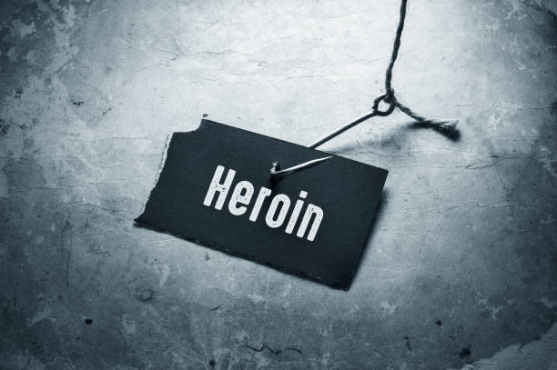 istock Words with heroin Concept idea 1355395005