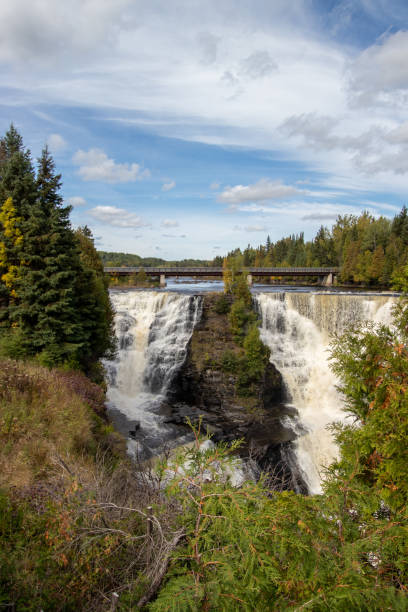 istock waterfalls on a sunny September day in Canada 1355399195