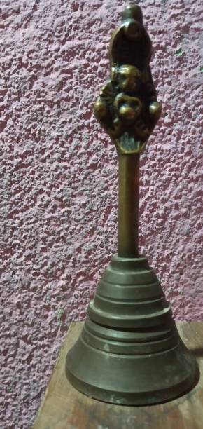 istock Photo of a bell pinkbackground 1355421020