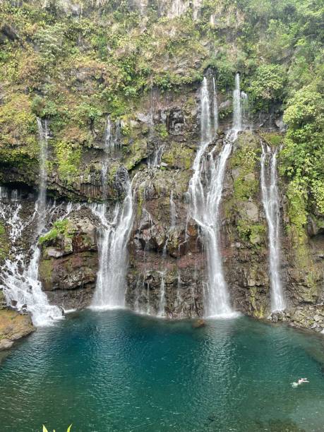 istock Langevin Waterfall on Reunion Island 1355427263